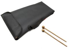 POKROWIEC NA DZWONKI CHROMATYCZNE CYMBAŁKI PD46 + 2 pałeczki drewniane BELTI czarny