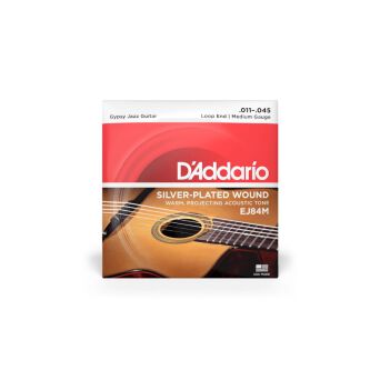 Struny do gitar jazzowych D'ADDARIO Gypsy Jazz EJ84M