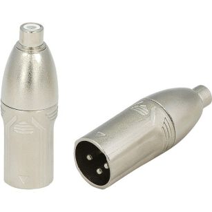 Redukcja XLR męski 3 Pin / Gniazdo RCA RA2XMPF