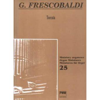 Książka - Toccata MO 25 Frescobaldi