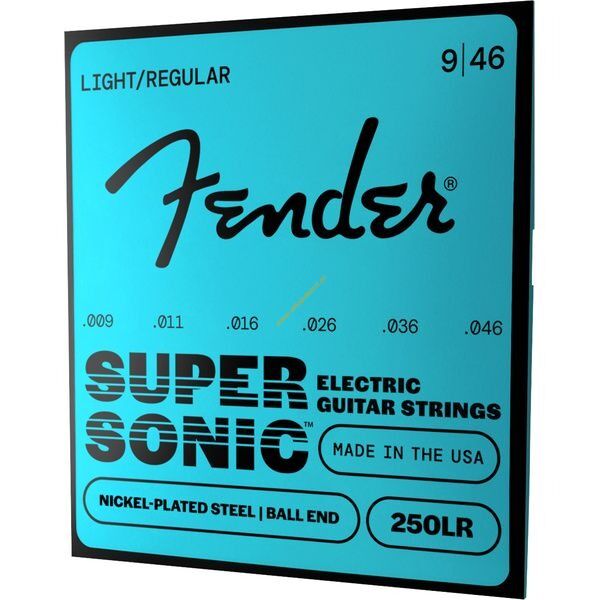 Struny do gitary elektrycznej Fender 250LR 009-046