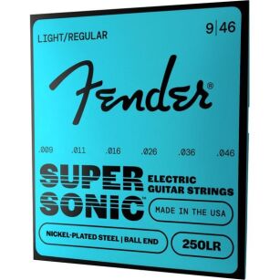 Struny do gitary elektrycznej Fender 250LR 009-046