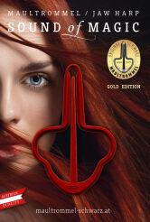 DRUMLA Instrument ludowy Joy Harp D25 Czerwony