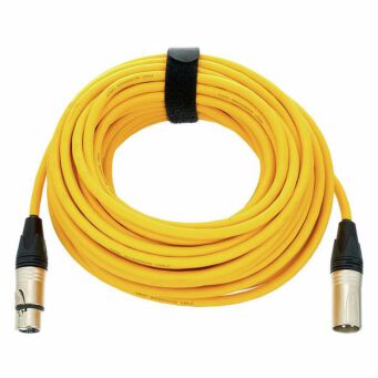Kabel XLR żeński - XLR męski pro snake 17900 Mic-Cable 15m Yellow