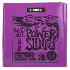 Zestaw strun do gitary elektrycznej Ernie Ball 3220 3 Pack
