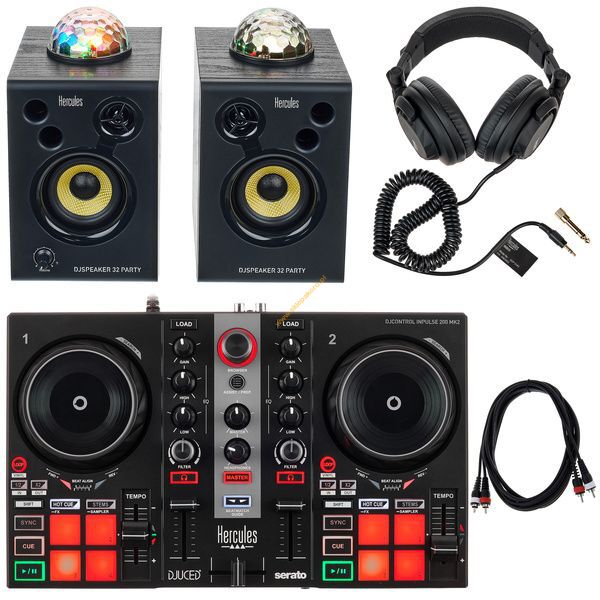 Zestaw imprezowy dla dzieci Hercules Kids DJ Party Bundle