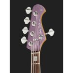 Gitara basowa Harley Benton MV-5PJ Burgundy Mist - 6