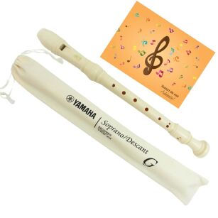 Flet prosty YAMAHA YRS-23 sopran plast. niemiecki + zeszyt