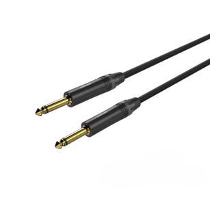 Kabel Jack 6.3mm Mono-Jack 6.3mm Mono 1m Roxtone MGJJ110L1-BK