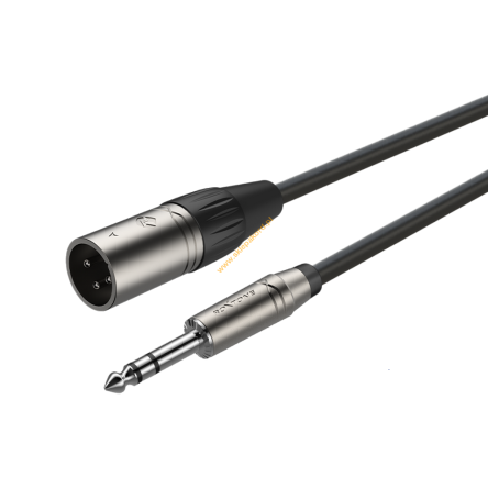 Kabel Jack 6.3mm Stereo - XLR męski 3m