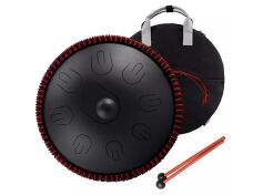 Handpan Hluru TAH9-14-InkBlack 9 ton 14"