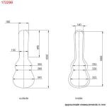 Futerał do gitary elektrycznej Thomann Guitar Case Single Cut - 10