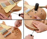Gitara elektryczna DIY Harley Benton Electric Guitar Kit Single Cut - 13