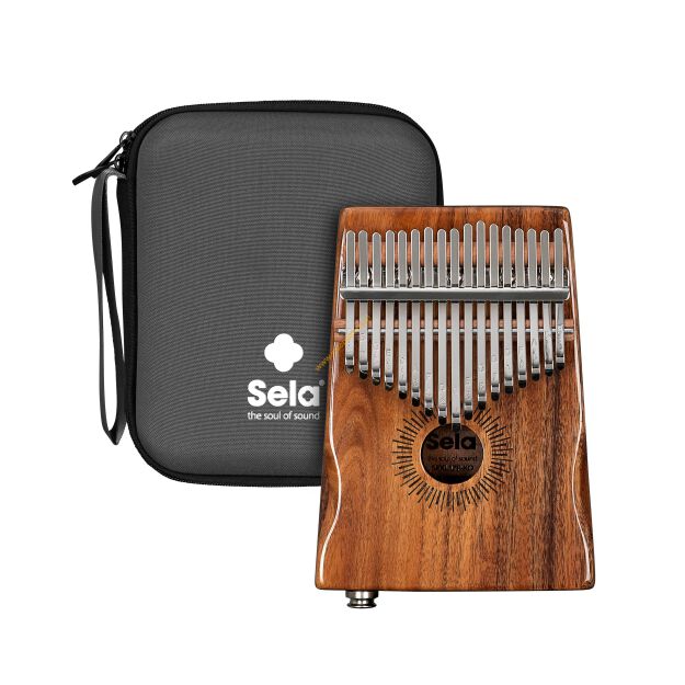 Kalimba Sela 17 Koa Hollow mit Pickup