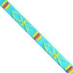 Pas do gitary PK425-MZN JEREMI niebieski - 2