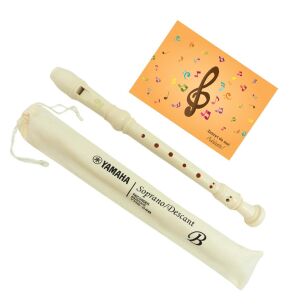 Zestaw Flet prosty YAMAHA YRS-24B sopran plastikowy barok + zeszyt