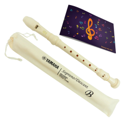 Zestaw Flet prosty YAMAHA YRS-24B sopran plastikowy barok + zeszyt