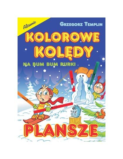 Książka Kolorowe kolędy na Bum Bum Rurki - Plansze (K247)