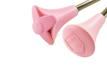 Pałeczka pałka baton mażoretkowa twirling PMT1S Micro BELTI Chrom jasny róż
