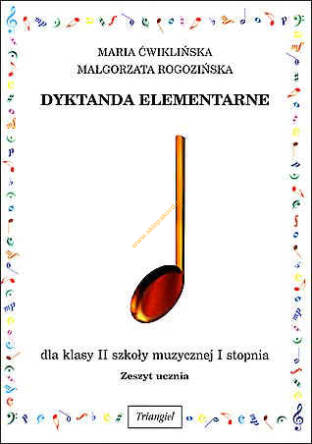Książka Dyktanda elementarne II, zeszyt ucznia