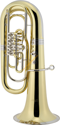 Tuba C Symphonia II mosiądz lakier 5 wentyle CCB 686IR Cerveny