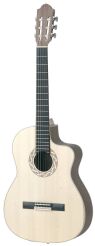 Gitara Elektro Klasyczna 4/4 PRO NATURA SILVER SAMBA