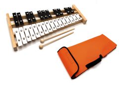 DZWONKI Chromatyczne CYMBAŁKI + POKROWIEC POMARAŃCZOWY