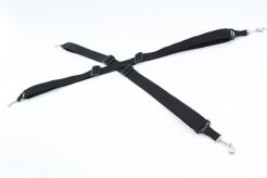 Szelki do bębna marszowy czarny BM4C BELTI