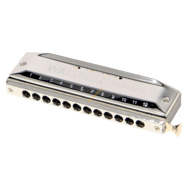 Harmonijka ustna WALTHER 48 dźwięków 12 otworów Chromatyczna