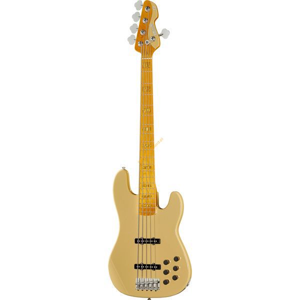 Gitara basowa 5-strunowa Markbass MB GV5 Gloxy Val Kremowa