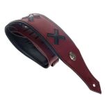 Pasek do gitary Minotaur Coat of Arms Vintage Red Strap - 5