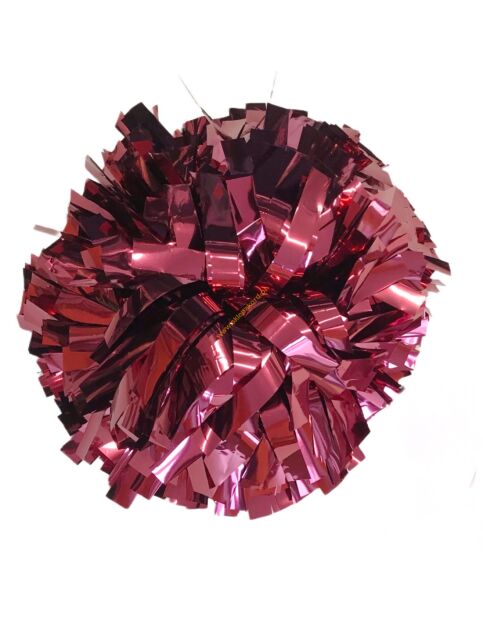 Pompon Metallic BURGUNDY bordowy 35 cm (6