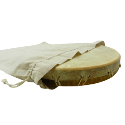 Pokrowiec worek na bęben szamański 20" lniany