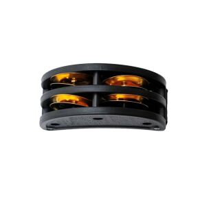 Tamburyn na stopę FT-02 4 pary złotych dzwonków