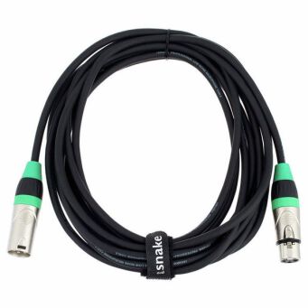 Kabel mikrofonowy pro snake TPM 5m CC green