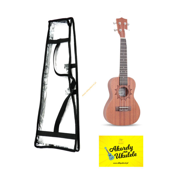 Ukulele sopranowe Jeremi S-07 z etui ZESTAW