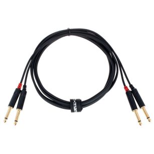 Kabel 2 x Jack 6.3mm mono - 2 x Jack 6.3mm mono 3m pro snake TPI-Twin 3.0