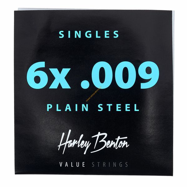Struny do gitary 6 x .009 Harley Benton