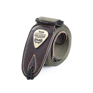 Pasek gitarowy SOLDIER STP-1303-03 zielony