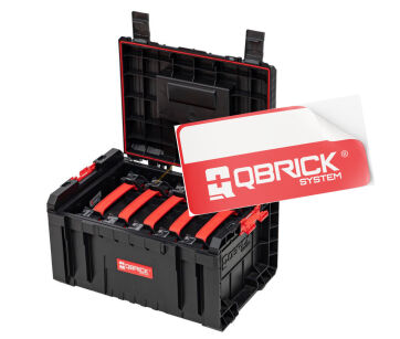 Skrzynka QBRICK SYSTEM PRO Toolbox 2.0 + 5x Orgaznier Pro Multi
