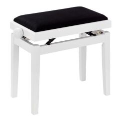 Ława do pianina Thomann KB-15WHP biały połysk