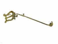 Lirka Puzon RMB średnia, 2 dociski, na rurkę,  mosiąd - 9