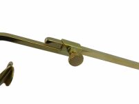 Lirka Puzon RMB średnia, 2 dociski, na rurkę,  mosiąd - 10