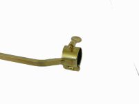 Lirka Puzon RMB średnia, 2 dociski, na rurkę,  mosiąd - 4