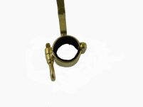 Lirka Puzon RMB średnia, 2 dociski, na rurkę,  mosiąd - 6