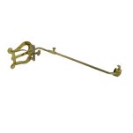 Lirka Puzon RMB średnia, 2 dociski, na rurkę,  mosiąd - 11