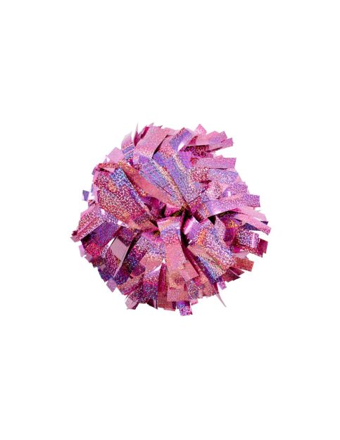 Pompon Holographic LIGHT PINK jasny różowy 35 cm (6