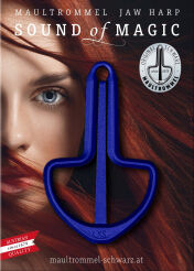 DRUMLA Instrument ludowy FUN HARP Nr8 Niebieski