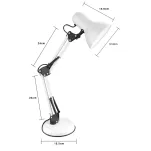 Lampka biurkowa składana LED biała - 3