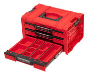 Skrzynka Qbrick System PRO Drawer 3 Toolbox 2.0 Expert RED Ultra HD szuflady - 5